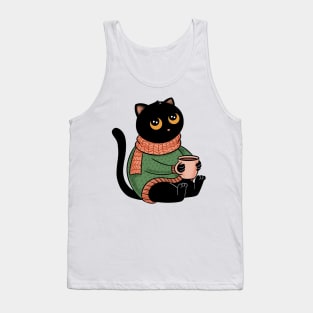 Cozy Black Cat Tank Top